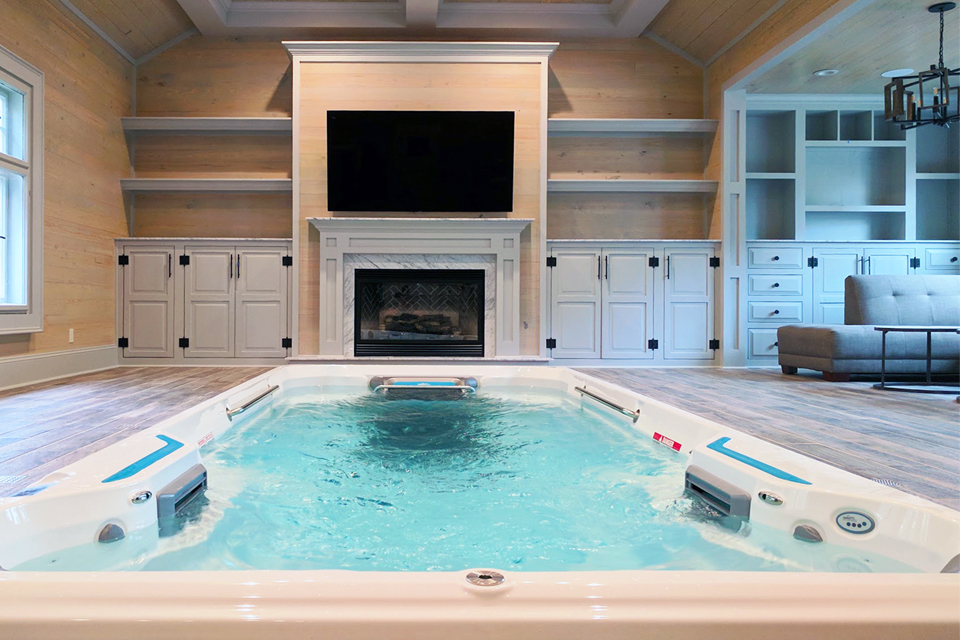 pioneer family pools endless pools systems indoor instal swim spa reno