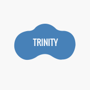 Two Large Circles Connected Together And One Smaller Circle Offset In The Middle Pool Shape - Trinity