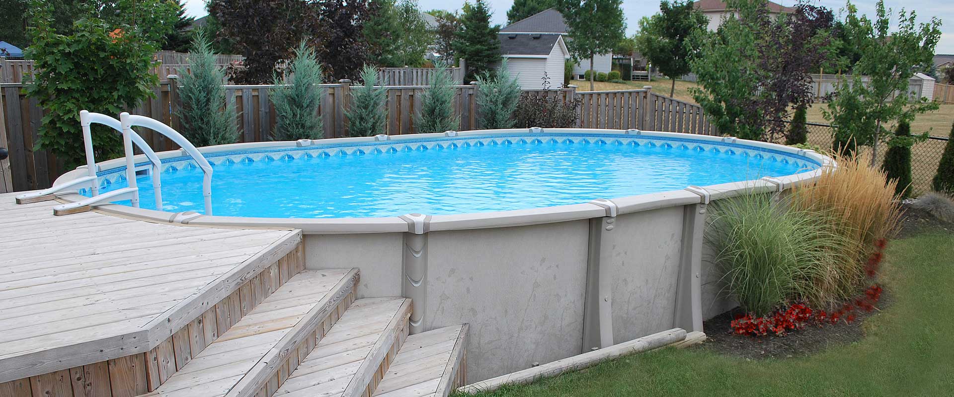 Above Ground Pools Resin Steel Pioneer Family Pools