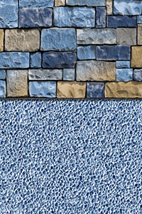 Mesa With Gunite Light Blue
