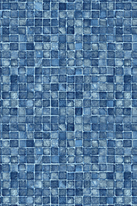 Latham Diamond Full Pattern Blue Mosaic