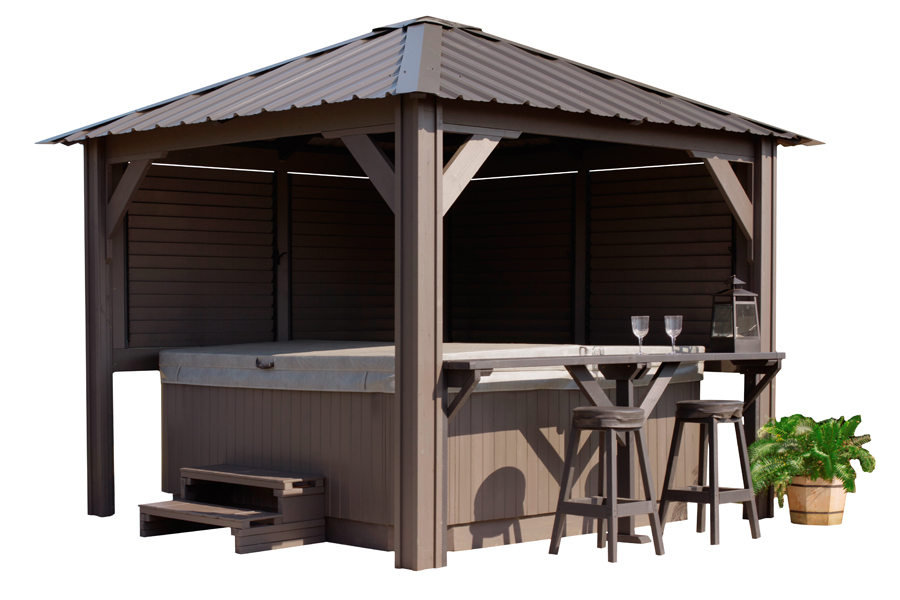 Sienna 9’x9′ Louvred Gazebo