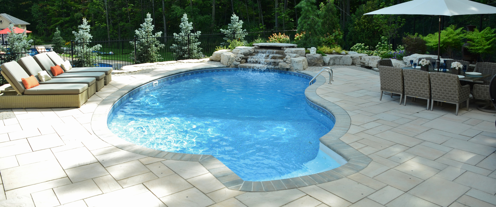 Davies Inground Pool Banner