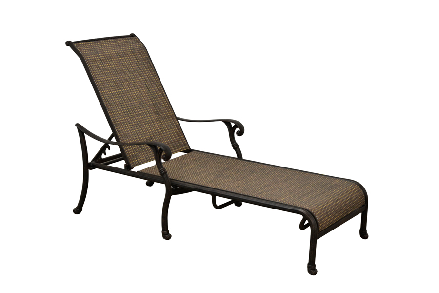 Desert Bronze Sling Chaise Lounge