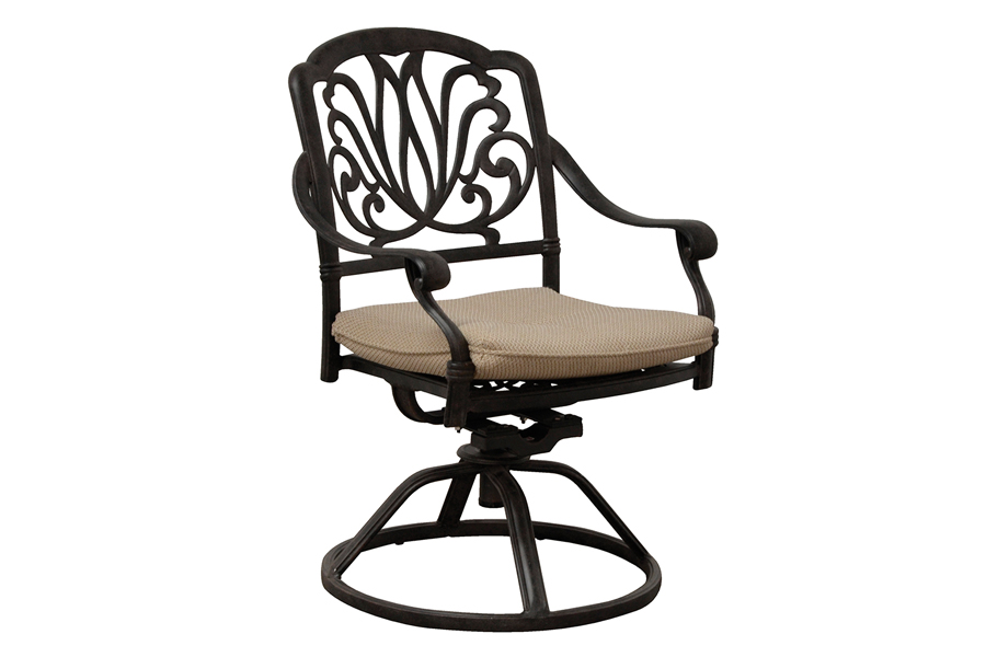 Elizabeth Cast Patio Collections Pioneer Family Pools - Primera Sling Swivel Rocking Patio Chair Elizabeth Cast Patio Collections Pioneer Family Pools - Primera Sling Swivel Rocking Patio Chair