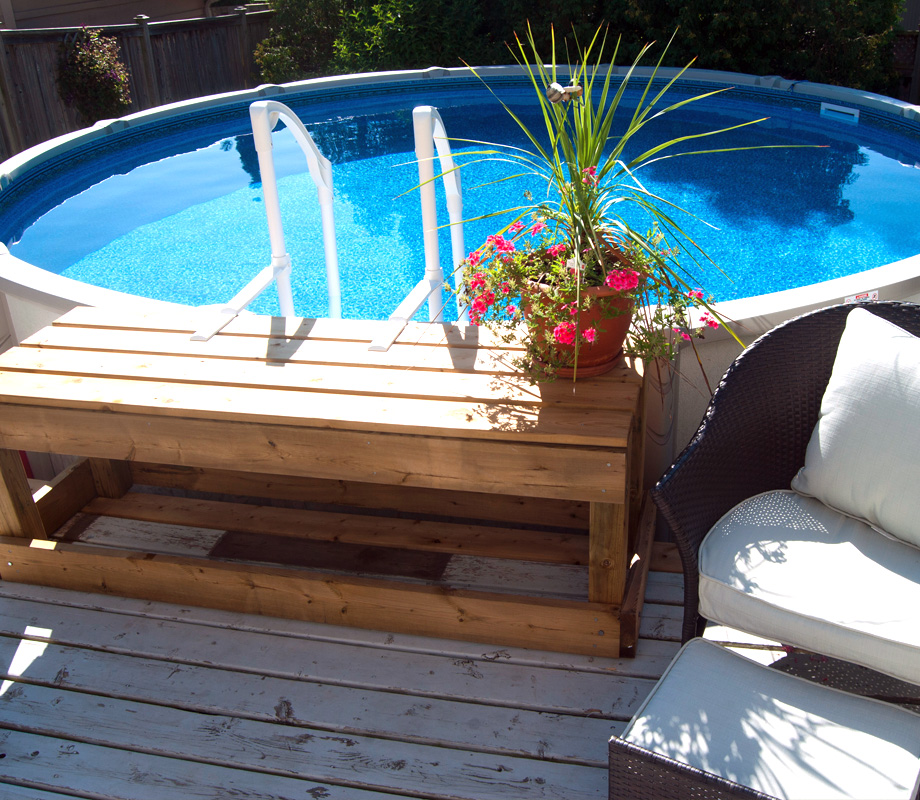 Above Ground Pools, How Much Is An Above Ground Pool With A Deck Around It