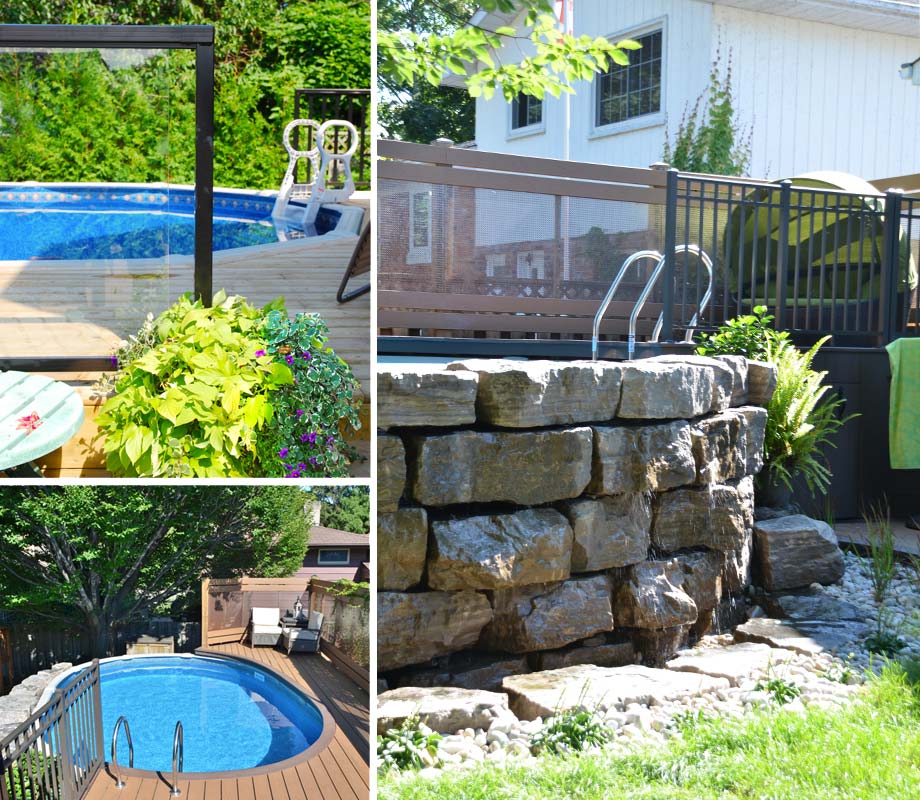 Ing Above Ground Pools, Above Ground Pool Landscape Pictures
