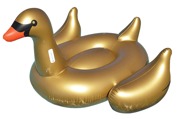 Giant Golden Goose Float