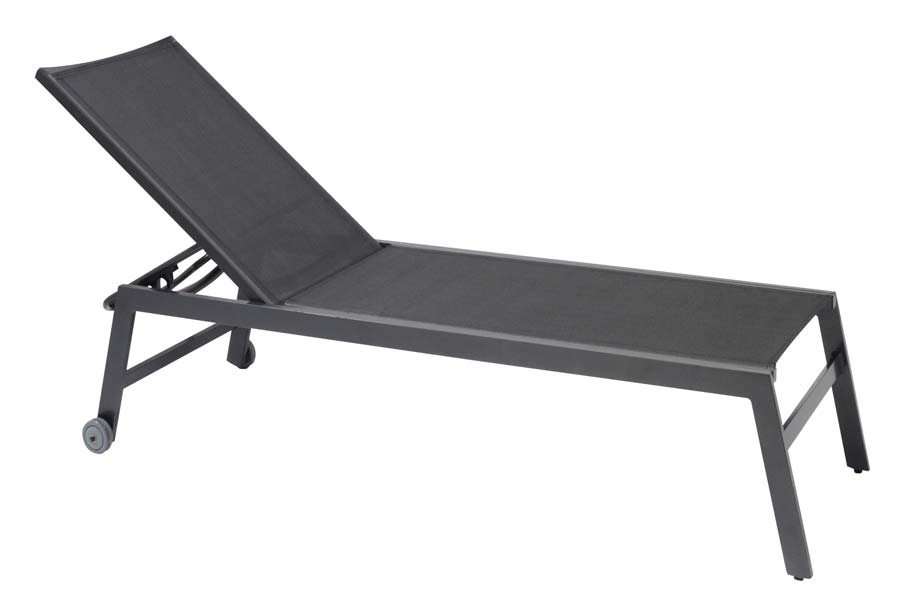 Carbon Chaise Lounge with Wheels