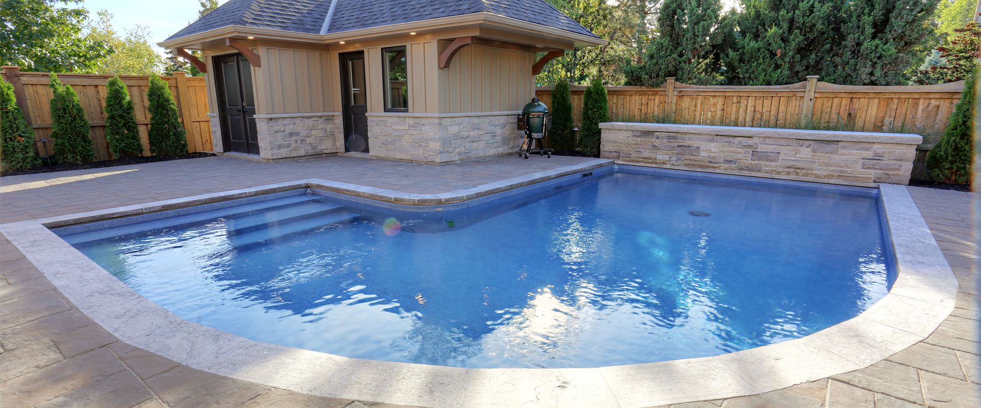 Pelham Lazy L Inground Pool Boldt Pools & Spas