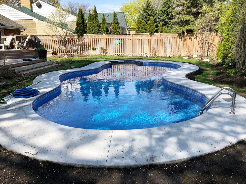 Beach Pebble White Inground/Onground liner