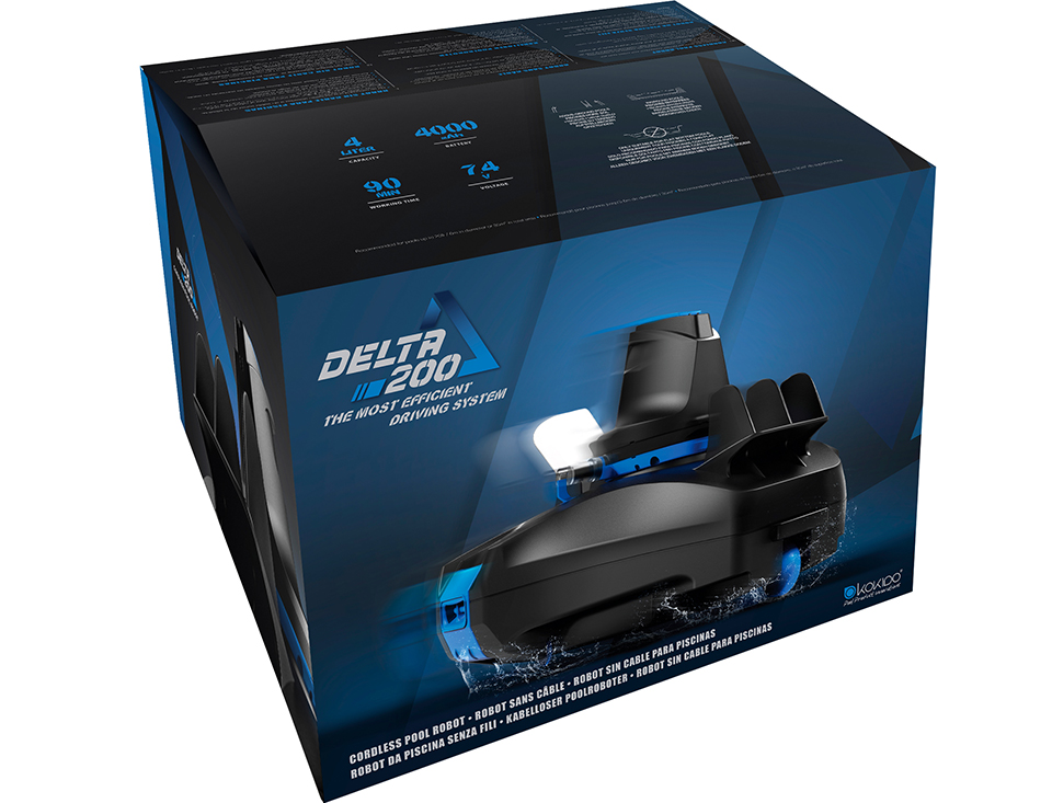 Delta 200 Rechargeable Robotic Pool Cleaner - Vacuums