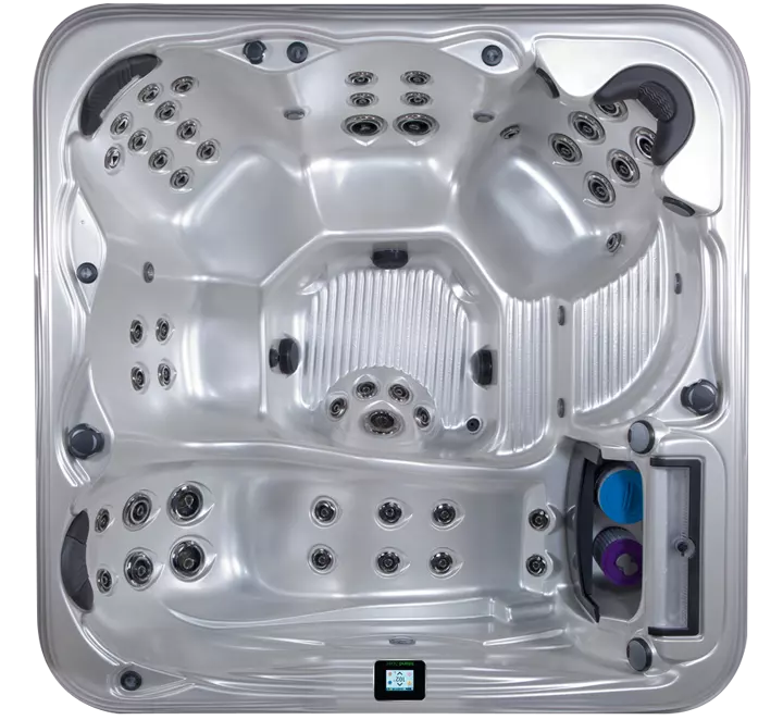 Pioneer Family Pools Hot Tub Overhead View