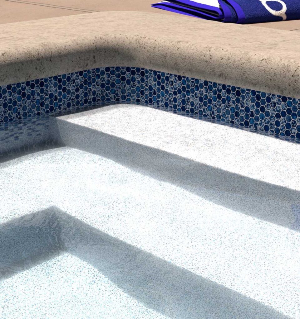 Falling Esagano with Grey Crystal Inground/Onground liner