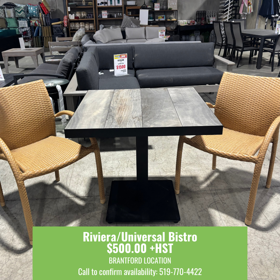 Patio Floor Model Clearance