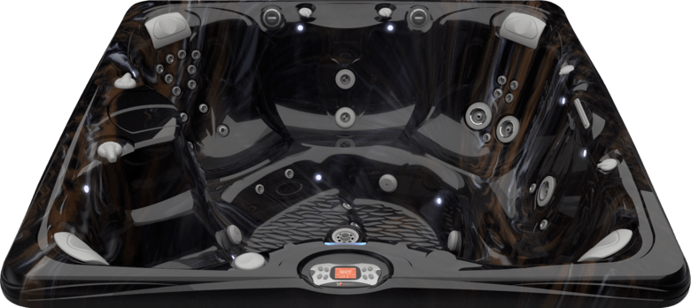 Pioneer Family Pools Hot Tub Overhead View