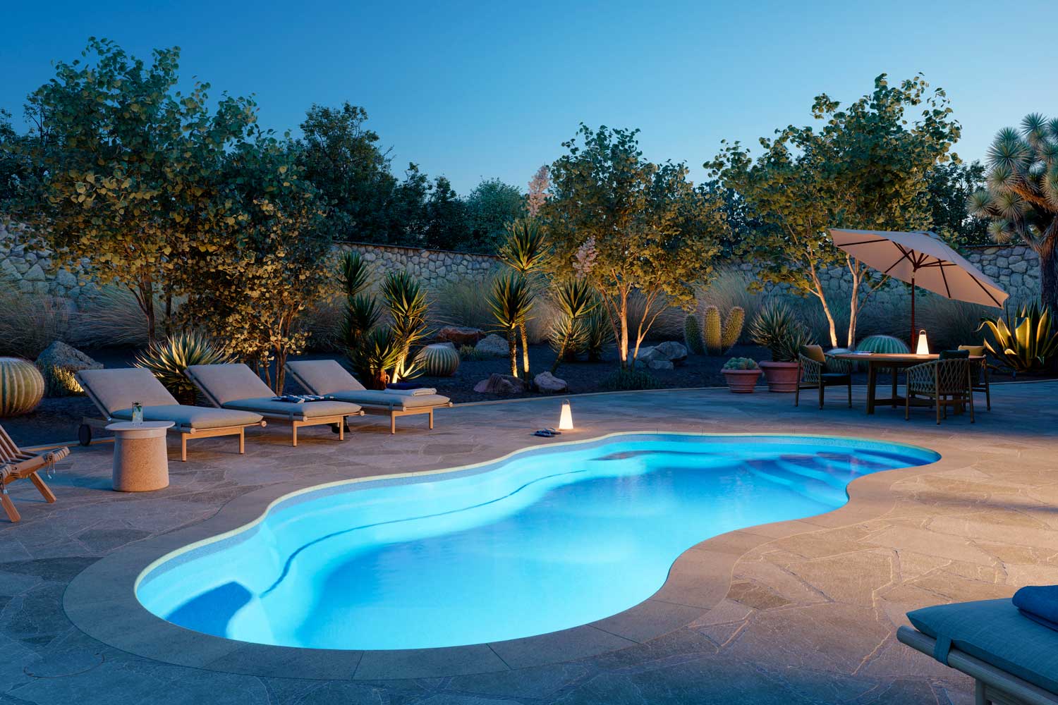 Hero Liberty Fibreglass Pool - Pioneer Family Pools