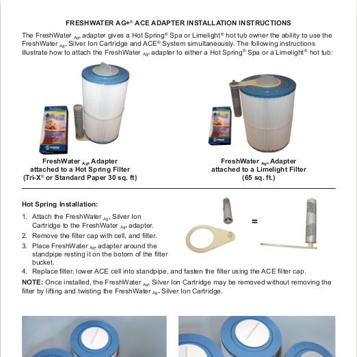 Ace Adapter Installation Instructions
