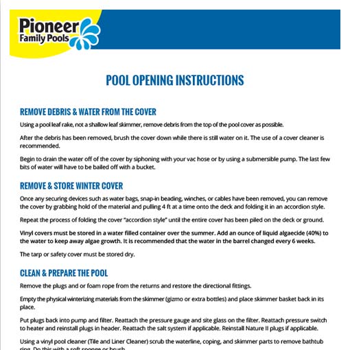 Pioneer Family Pools